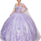 3D Stone/Pearl Embellishments floral Applique Quinceanera Dress by Cinderella Couture USA AS8030J