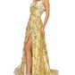 Floral Sequin A-Line Gown by Cinderella Couture USA AS8022J-CHAM - Special Occasion/Curves