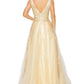 Champagne Glitter Floral Lace Tulle Gown by Cinderella Couture USA AS8029J-CHA Lace Tulle Gown - Special Occasion/Curves