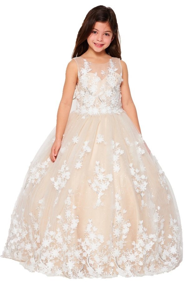 Cinderella Couture USA AS5108 Lace Sequin Tulle Mini Quince