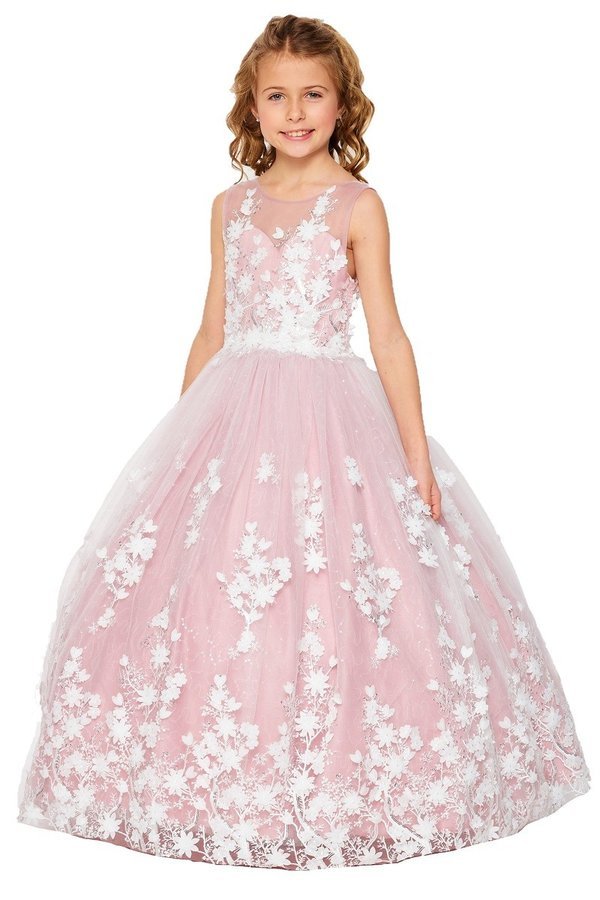 Cinderella Couture USA AS5108 Lace Sequin Tulle Mini Quince