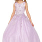 Floral Sequin Tulle Girl Mini Quince by Cinderella Couture USA AS5107