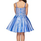 Gold Trim Lace Glitter Girl Party Dress by Cinderella Couture USA 5103