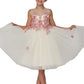 Floral Tulle Girl Party Dress by Cinderella Couture USA AS9035