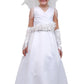 Pleated Satin Flower Girl Dress by Cinderella Couture USA AS1186