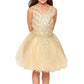 Sequin Tulle Girl Party Dress by Cinderella Couture USA AS5110