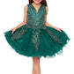 Sequin Tulle Girl Party Dress by Cinderella Couture USA AS5110