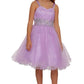 Beaded Tulle Girl Party Dress by Cinderella Couture USA AS65008