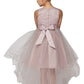 Pearls Rhinestones Tulle Girl Party Dress by Cinderella Couture USA AS9086