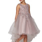 Pearls Rhinestones Tulle Girl Party Dress by Cinderella Couture USA AS9086