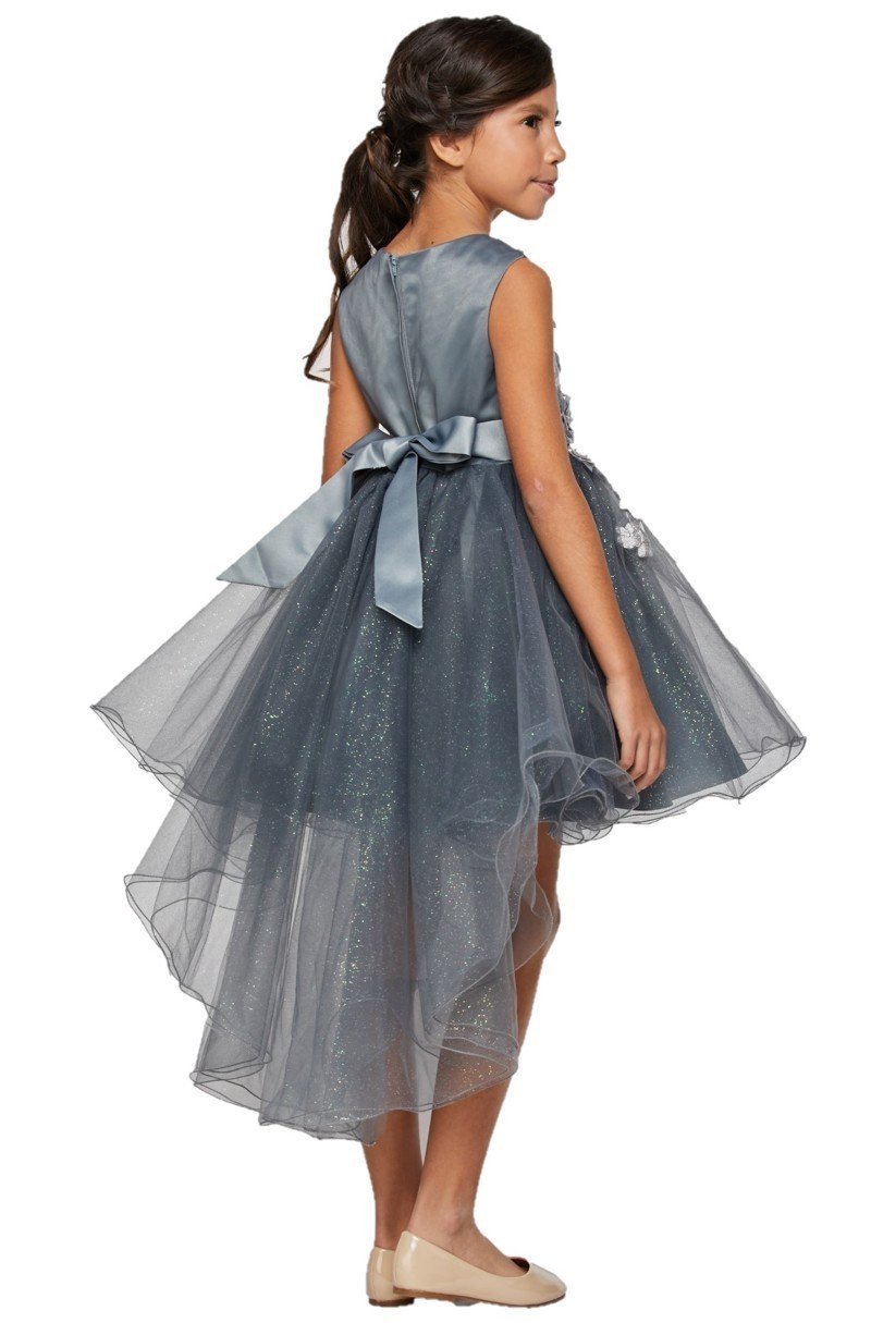 Floral Tulle Girl Party Dress by Cinderella Couture USA 9038