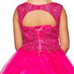 Lace Bead Tulle Satin Party Dress by Cinderella Couture USA AS5080