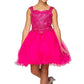 Lace Bead Tulle Satin Party Dress by Cinderella Couture USA AS5080