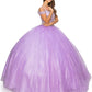 Off the Shoulder Tulle Lace Quinceanera Dresses by Cinderella Couture USA AS8028J_LIL