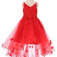 Satin Tulle Party Dress by Cinderella Couture USA AS9019