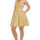 Metalic Party Dress by Cinderella Couture USA AS8013J-GOLD