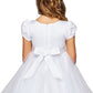Floral Lace Cap Sleeves Tulle Flower Girl Dress by Cinderella Couture USA AS2011