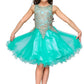 Gold Lace Rhinestone Tulle Girl Party Dress by Cinderella Couture USA AS5017