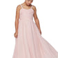 Chiffon Pleated Girl Party Dress by Cinderella Couture USA 5024