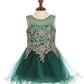 Lace Rhinestone Tulle Girl Baby Dress by Cinderella Couture USA 5017B