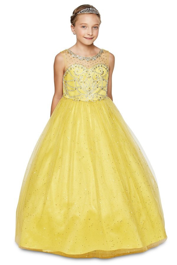 Cinderella Couture USA AS5042 Satin Glitter Tulle Mini Quince