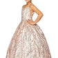 Cinderella Couture USA AS8007 Satin Glitter Tulle Mini Quince