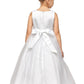 Pearl Sequins Tulle Party Dress with Satin Bow by Cinderella Couture USA AS5008
