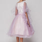 Satin Soft Tulle Party Dress by Cinderella Couture USA AS5068