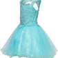 Lace Bead Tulle Satin Party Dress by Cinderella Couture USA AS5080
