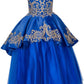 Lace Corset Satin Tulle Girl Mini Quince by Cinderella Couture USA AS8008