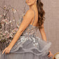 Cappuccino-Gray_3 Straight Across Mermaid Slit Women Formal Dress - GL3158 - Special Occasion-Curves