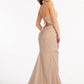 Champagne_1 Embroidered Glitter Mermaid Slit Women Formal Dress - GL3030 - Special Occasion-Curves
