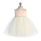 Baby Girl Satin with Rhinestones Party Dress- AS540-G Kids Dream