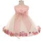 Dusty Rose_1 Baby Satin with Organza Party Dress-AS195B