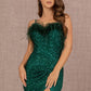 Emerald Green_2 Sequin Sweetheart Neckline Mermaid Slit Gown GL3113 - Women Formal Dress- Special Occasion-Curves