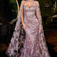 English-violet_1 Strapless Fitted Mermaid Gown J834 - Women Evening Formal Gown - Special Occasion-Curves