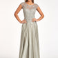 Elizabeth K - GL3068 - Embroidered A-line Cap Sleeve Scoop-Neck Gown- Special Occasion/Curves