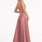 Elizabeth K - GL3068 - Embroidered A-line Cap Sleeve Scoop-Neck Gown- Special Occasion/Curves