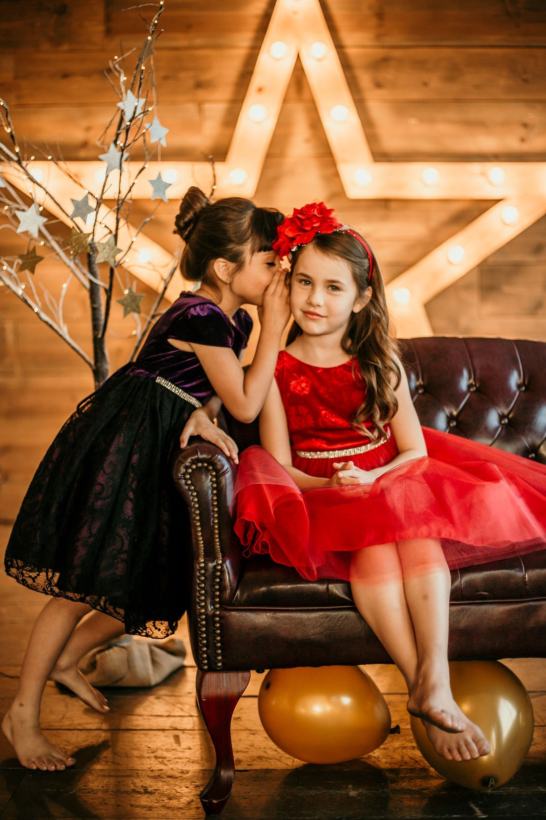 Embossed Floral Velvet Tulle Girl Party Dress by AS454 Kids Dream - Girl Formal Dresses