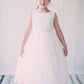 Flower Embroidered Tulle Flower Girl Dress by AS368 Kids Dream - Girl Formal Dresses