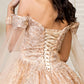 Gold_5 Elizabeth K - GL1926 - Mesh Off-Shoulder Glitter Quinceanera Dress