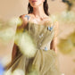 Greenery_2 Spaghetti Strap A-Line Ball Gown A1113 - Special Occasion