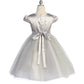 Sleeve Satin Girl Party Dress with Tulle by AS452 Kids Dream - Girl Formal Dresses