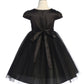 Sleeve Satin Girl Party Dress with Tulle by AS452 Kids Dream - Girl Formal Dresses