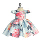 Baby Girl Watercolor Mikado Party Dress - AS546B Kids Dream