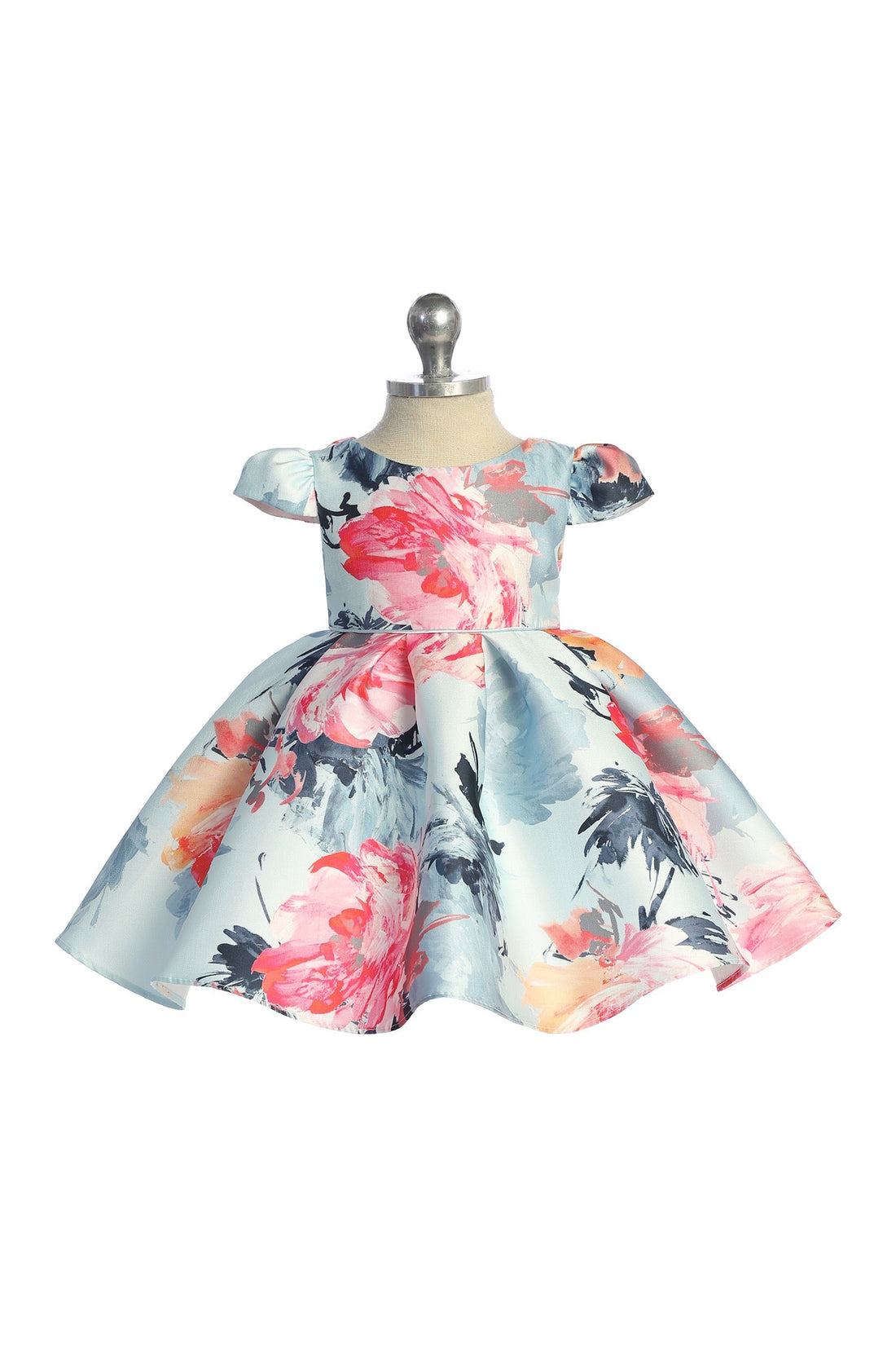 Baby Girl Watercolor Mikado Party Dress - AS546B Kids Dream