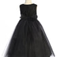 Long Lace Illusion with Thick Pearl Trim Girl Party Dress by AS524C Kids Dream - Girl Formal Dresses