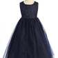 Lace Illusion Long Girl Party Dress by AS524 Kids Dream - Girl Formal Dresses