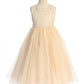 Lace Illusion Long Girl Party Dress by AS524 Kids Dream - Girl Formal Dresses