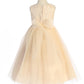 Lace Illusion Long Girl Party Dress by AS524 Kids Dream - Girl Formal Dresses
